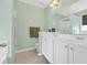 Fresh bathroom with double sink vanity, glass door shower, and modern fixtures at 110 Summerlight Dr., Murrells Inlet, SC 29576