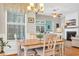 Open-concept dining room connects to the kitchen and living area at 110 Summerlight Dr., Murrells Inlet, SC 29576