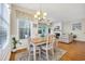 Dining room with views of the backyard and access to the living area at 110 Summerlight Dr., Murrells Inlet, SC 29576