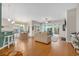 Spacious living room with hardwood floors, ample natural light, and an open layout, perfect for entertaining and Gathering time at 110 Summerlight Dr., Murrells Inlet, SC 29576