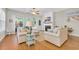 Inviting living room featuring a cozy fireplace and hardwood floors at 110 Summerlight Dr., Murrells Inlet, SC 29576