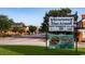 Sign advertising a town event with buildings and trees in the background at 1434 Porchfield Dr., Conway, SC 29526