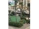 Landscaped grounds with palm trees, hedges, and benches at 1605 S Ocean Blvd. # 106, Myrtle Beach, SC 29577