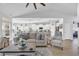 Spacious open-concept floor plan with a living room, kitchen, and dining area all in one at 166 New Paradise Way, Myrtle Beach, SC 29588