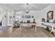 Well-lit office space with a desk, chair, area rug, and an exterior view at 166 New Paradise Way, Myrtle Beach, SC 29588