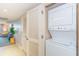 Convenient in-unit stacked washer and dryer for easy laundry days at 2151 Bridge View Ct. # 2-902, North Myrtle Beach, SC 29582