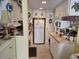 Efficient kitchen with white appliances and tile countertops at 2204 S Perrin Dr. # 3, North Myrtle Beach, SC 29582