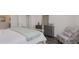 Bedroom features a four poster bed, side table with lamp, and patterned accent chair at 2844 Riverboat Way, Conway, SC 29526