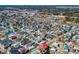 Overhead shot showing a coastal community and a commercial district nearby at 6001- 5411 S Kings Highway, Myrtle Beach, SC 29575