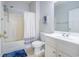 Well-maintained bathroom with a shower-tub combination and vanity at 6015 Catalina Dr. # 734, North Myrtle Beach, SC 29582