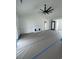 Bright living room with fireplace, fan and molding with views of the outdoors at 740 Jade Dr., Myrtle Beach, SC 29579