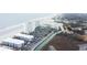 Aerial view of condos on a beachfront location, with parking and ocean access at 9501 Shore Dr. # A309, Myrtle Beach, SC 29572