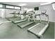 Bright exercise room with several modern treadmills for cardio workouts at 9650 Shore Dr. # 503, Myrtle Beach, SC 29572
