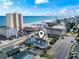 Aerial view of a home near the coast, with proximity to ocean and local amenities at 119 Sunset Dr., Murrells Inlet, SC 29576