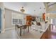 Eat-in kitchen with modern appliances, breakfast table, and view of a large window at 132 Summerlight Dr., Murrells Inlet, SC 29576