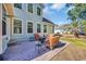 Inviting outdoor patio featuring a seating area and a tranquil view of the backyard at 132 Summerlight Dr., Murrells Inlet, SC 29576