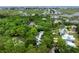 Overhead view of a wooded community near the coast with marsh and ocean views at 14A Salt Marsh Cove # 14A, Pawleys Island, SC 29585