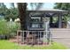 Community gazebo with seating offers a shaded place to relax at 14A Salt Marsh Cove # 14A, Pawleys Island, SC 29585