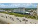 Aerial view showcasing condo building close proximity to the beach and ocean at 1709 S Ocean Blvd. # 510, North Myrtle Beach, SC 29582