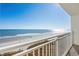 Enjoy breathtaking ocean views from this expansive balcony, perfect for relaxing and entertaining at 1709 S Ocean Blvd. # 510, North Myrtle Beach, SC 29582