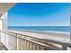 Balcony ocean view at 1709 S Ocean Blvd. # 510, North Myrtle Beach, SC 29582