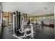 Fitness center with weight machines and cardio equipment, offering views of the area at 1709 S Ocean Blvd. # 510, North Myrtle Beach, SC 29582