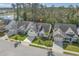 Aerial view of a home featuring a well-maintained lawn, landscaping, and neighborhood at 2122 Silver Spring Ln., Myrtle Beach, SC 29577