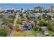 Aerial view of the townhomes complex with a view of the ocean and surrounding buildings at 401 10Th Ave. S # C-3, Myrtle Beach, SC 29577