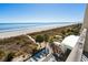 Enjoy ocean views from your private condo balcony; the perfect location near the pool with beach access at 4619 S Ocean Blvd. # 501, North Myrtle Beach, SC 29582