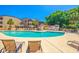 A refreshing outdoor pool area with lounge chairs for relaxation and enjoyment at 501 Maison Dr. # F15, Myrtle Beach, SC 29572