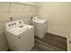 Laundry room with a white washer and dryer at 516 Tillage Ct., Conway, SC 29526