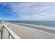 Beautiful view of the beach from the home's balcony at 9400 Shore Dr. # 728, Myrtle Beach, SC 29572