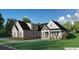 Charming single-Gathering home showcasing a brick exterior, gray shutters, and landscaped front yard at 1328 Foxtail Dr., Longs, SC 29568