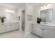 Elegant bathroom with dual vanities, granite countertops, and modern fixtures at 1800 Hardwood Ct., Conway, SC 29526