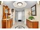 Neutral hallway features tiled floors, attractive décor, and access to multiple rooms at 2151 Bridge View Ct. # 11003, North Myrtle Beach, SC 29582