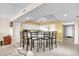 Modern kitchen with peninsula island, pendant lighting, and seating for eight at 2151 Bridge View Ct. # 11003, North Myrtle Beach, SC 29582