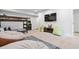 Spacious bunkroom has two sets of bunks, bean bags, and a TV at 2557 Pete Dye Dr. # 402, North Myrtle Beach, SC 29582