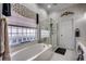 Elegant bathroom featuring a soaking tub, glass shower, and modern fixtures at 4494 Aberdeen Way, Myrtle Beach, SC 29579