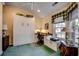 Bedroom featuring vaulted ceiling, day bed, built in desk and cabinetry at 4494 Aberdeen Way, Myrtle Beach, SC 29579