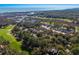 Aerial view of a coastal community showcasing marshland, golf courses and waterfront living at 48 Twelve Oaks Dr. # 3, Pawleys Island, SC 29585