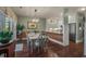 Elegant dining area adjacent to kitchen, creating a seamless flow for entertaining and Gathering meals at 48 Twelve Oaks Dr. # 3, Pawleys Island, SC 29585
