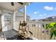 Serene outdoor porch setup overlooking the water at 4929 Pond Shoals Ct. # 201, Myrtle Beach, SC 29579