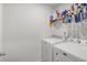Functional laundry room equipped with modern washer and dryer for convenient chores at 519 Grass Fern Ct., Longs, SC 29568