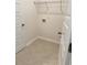 The laundry room with tile floors and connections for a washer and dryer at 8643 Farrier Dr., Myrtle Beach, SC 29588