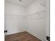 Clean closet with wood floors and wire shelving at 885 Bear Lake Dr., Longs, SC 29568