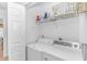 Bright laundry room with updated washer and dryer units at 914 Hillside Dr. S # O, North Myrtle Beach, SC 29582