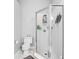 Bathroom features a walk-in shower, toilet and towel hooks at 9430 Pinckney Ln., Murrells Inlet, SC 29576