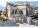 Inviting outdoor patio area, ideal for dining and relaxation in a private setting at 9430 Pinckney Ln., Murrells Inlet, SC 29576