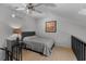 Cozy bedroom features a comfortable bed and is well-lit with natural light at 1205 Erin Way # 5C, Myrtle Beach, SC 29577