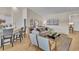 Beautiful living space with an open floor plan and designer touches, including chic seating at 1609 Seachase Way, North Myrtle Beach, SC 29582